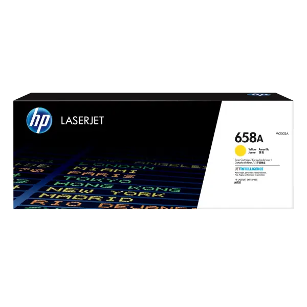 HP 658A Yellow Original LaserJet Toner Cartridge (W2002A)